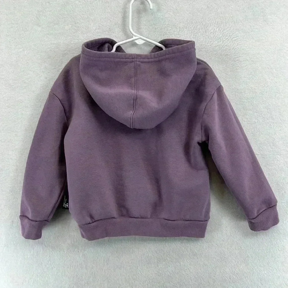 GAP x Disney Girls Hoodie Sweatshirt Size 4 Lavender Graphic Cotton/Polyester - Picture 5 of 11